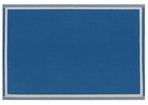 Tappeto per esterni Mat blu sintetico 120x180 resistente alle intemperie moderno Beliani