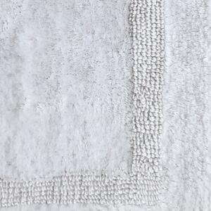 Tappeto reversibile giza da bagno in cotone taftato a mano Bianco 50x85
