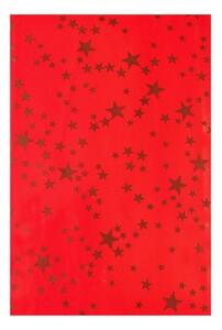 Tovaglia plastificata natalizia blu con stelle Rosso 140X180