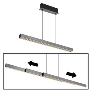 Globo 17016 - Lampadario a sospensione dimmerabile con controllo touch ETHAN LED/39W/230V 2700/4000/6000K grigio