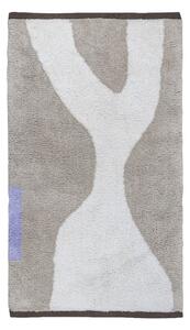 Tappeto in cotone lavabile bianco e beige 50x80 cm Figura - Mette Ditmer Denmark
