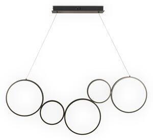Brilagi - Lampada a sospensione con cavo ECHO LED/60W/230V 4000K 100 cm nera