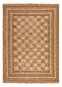 Tappeto per interni ed esterni in colore naturale 120x170 cm Layla Border - Flair Rugs