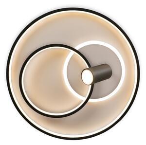 Brilagi - Plafoniera LED dimmerabile UNITY LED/60W/230V + 1xGU10/3W bianco/nero +telecomando