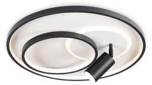 Brilagi - Plafoniera LED dimmerabile UNITY LED/60W/230V + 1xGU10/3W bianco/nero +telecomando