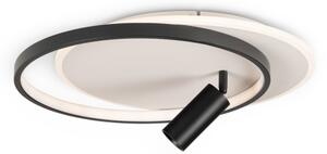 Brilagi - Plafoniera LED dimmerabile UNITY LED/48W/230V + 1xGU10/3W bianco/nero + telecomando