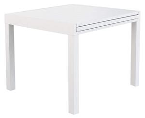 JERRI - set tavolo in alluminio cm 90/180x90x75 h con 6 sedute