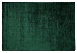 Tappeto tappetino Verde Viscosa 140 x 200 cm Tufted pelo corto Moderno Beliani