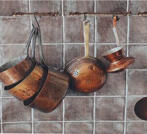 Passatoia cucina KuKi con mestoli in rame antisfilo h. 50 cm