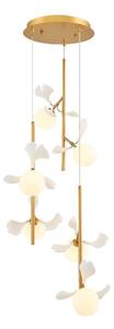 Lampadario a cavo PISTOIA 6xG9/5W/230V dorato