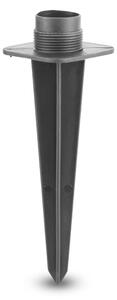 Brilagi - Lampada da esterno con 2 prese SCHUKO, 1x attacco E14 (max 15W), 230V, IP44, nera
