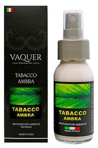 Profumo ambiente Spray naturale Vaquer TABACCO AMBRA 60 ML