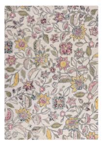 Tappeto color crema in lana tessuto a mano 120x170 cm Tania Floral – Flair Rugs