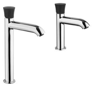Set rubinetti lavabo alto e bidet Illumina di Jacuzzi Rubinetteria per piletta click clack