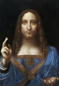 Riproduzione Salvator Mundi 1500, Leonardo da Vinci