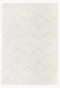Tappeto in cotone tessuto a mano con struttura in rilievo Ziggy