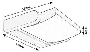 Brilagi - Applique a LED da esterno ANKLE LED/18W/230V 3000K IP65