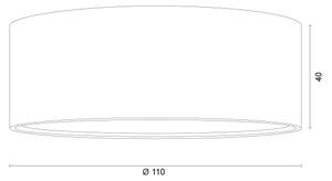 Argon 8905 - Plafoniera ELORA 1xGX53/7W/230V diam. 11 cm nera