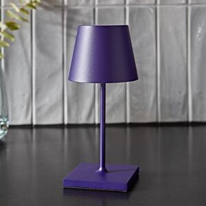 Sigor Nuindie mini lampada da tavolo ricaricabile a LED, USB-C, blu, IP54, dimmerabile