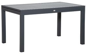 Outsunny Tavolo da Giardino Allungabile per 8-10 Persone con Struttura in Alluminio, 135-270x90x75cm, Grigio