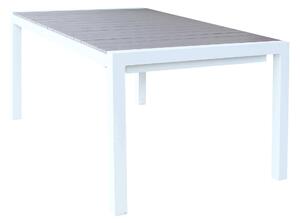 LOIS - set tavolo da giardino in alluminio con 6 sedute 162/242x100
