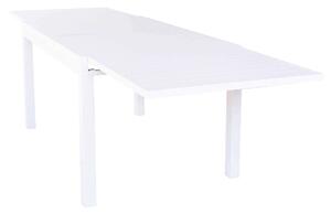 JERRI - set tavolo da giardino in alluminio con 6 sedie 135/270x90