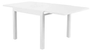JERRI - set tavolo da giardino in alluminio con 8 sedie 90/180x90