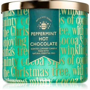 Bath & Body Works Peppermint Hot Chocolate candela profumata 411 g