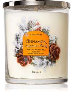 Bath & Body Works Cinnamon Caramel Swirl candela profumata 227 g