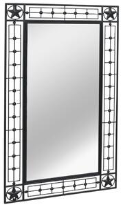 Specchio da Parete Rettangolare 60x110 cm Nero