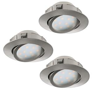 Eglo 95853 - KIT 3x Lampada LED da incasso PINEDA 1xLED/6W/230V