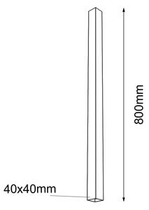 Shilo 1704 - Plafoniera DOHA 1xGU10/15W/230V nera