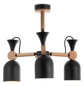 Lampadario a sospensione con supporto rigido MONTE 3xE27/60W/230V