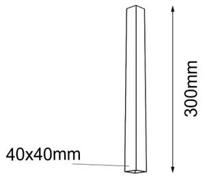 Shilo 1705 - Plafoniera DOHA 1xGU10/15W/230V nero