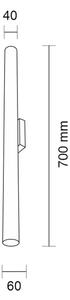 Shilo 4426 - Applique YABU 2xGU10-MR11/15W/230V nera
