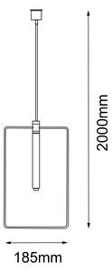 Amplex 8288 - Lampadario su filo FARO 1xG9/10W/230V