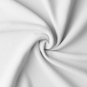 Tenda su anelli con zirconi 140x250 cm bianco