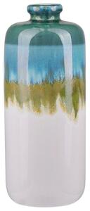 Vaso per fiori accessorio per la casa Vaso in ceramica 31 cm rotondo Multicolore Beliani