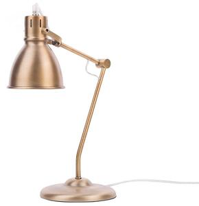 Lampada da tavolo in color ottone Beliani