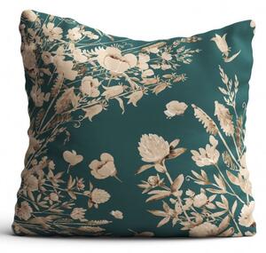 Coppia federe Cuscini 50x50 cm Cotone Fantasia Fiorellini Fiori Pillow Case