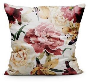 Federa cuscino MIGD162 40x40 cm rosa fiore