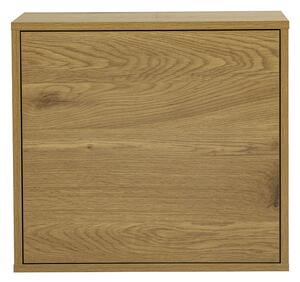 Mensola da parete finitura legno chiaro rovere L55 cm FLEXO