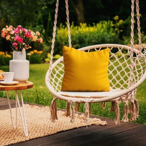Cuscino da giardino impermeabile 50x50 cm giallo