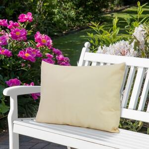 Cuscino da giardino impermeabile 50x70 cm beige chiaro