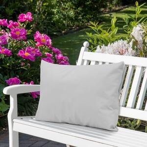 Cuscino da giardino impermeabile 50x70 cm grigio chiaro