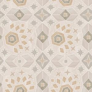 Carta da parati Motivo geometrico a mosaico nei toni caldi del beige, Parati astratta classici, a00606 : Uwalls.it