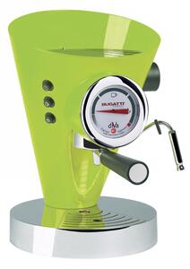 Macchina da caff� DIVA Bugatti in acciaio inox 24x24x 36.5 cm -Peso 9,5 kg, 0,8 Litri per caff� macinato e in polvere Prodotta interamente in Italia con Garanzia Italiana Verde Mela