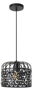 Rabalux 2156 - Lampadario ALESSANDRA 1xE27/60W/230V nero