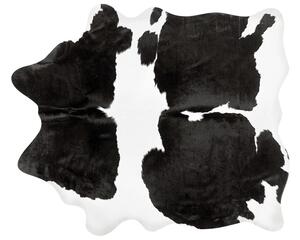 Tappeto in vera pelle di mucca nero e bianco 3-4 m² rustico brasiliano Beliani