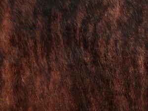 Tappeto in vera pelle di mucca marrone scuro 2-3 m² stile rustico brasiliano interno salotto camera da letto Beliani